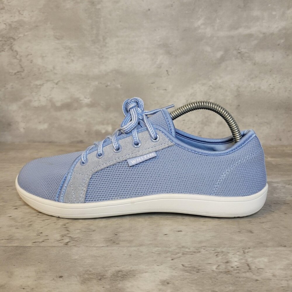 WHITIN Shoes Womens Size 41 Light Blue Minimalist Mesh Lace Up Barefoot Sneakers